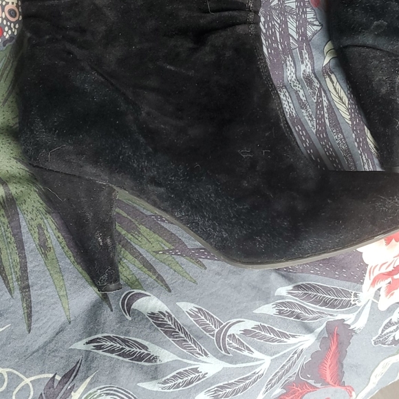 Suede Thigh High Boots - Picture 2 of 4